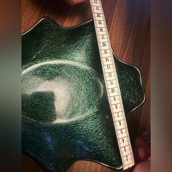 Stoneware Figural Tree Candy Dish Green Optional Christmas - Picture 5 of 6